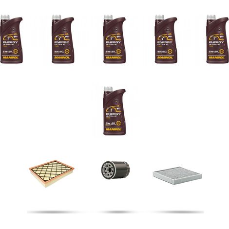 Kit tagliando 3 FILTRI e 6L OLIO compatibile con Ford Galaxy III 2.0 Ecoboost 176kw dal 2015 (1/5)