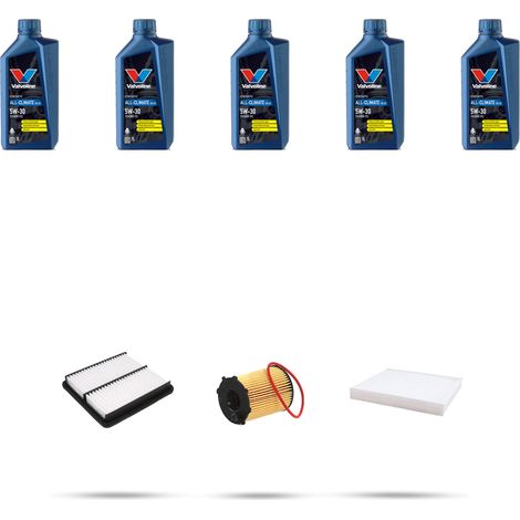 Kit tagliando 3 FILTRI e 5L OLIO compatibile con Kia Sorento II (XM) 2.4 LPG 126kw dal 2010 (1/5)