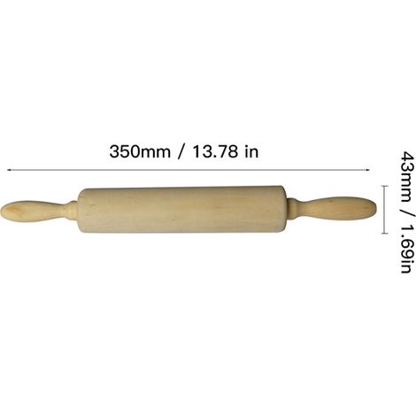 Rouleau à pâtisserie en bois pour biscuits et gâteaux, antiadhésif, ustensiles de cuisine.