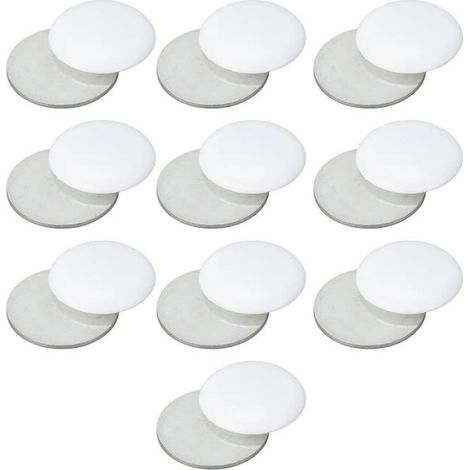 Poids du rideau de douche - SALUTUYA - Magnétique - 10 pièces - Blanc - Résistant au vent