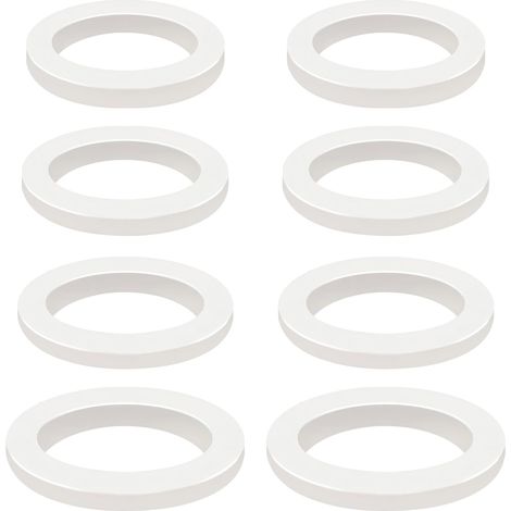 8 Pièces Kit D'assortiment de Rondelles en Silicone 4 Tailles Joint Torique D'etanchéité, Joint Plat pour Plomberie, Robinet, Tuyau, Pommeau de Douche (1/5)