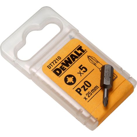 DT7227QZ 50mm PZ3 Embouts pour visseuse (5 Pièces)