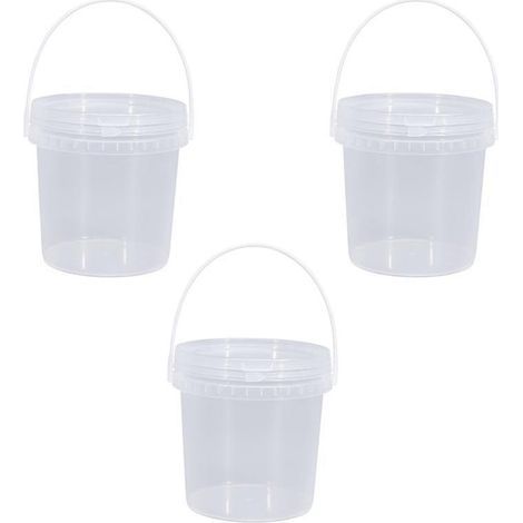 Set mit 3 Aufbewahrungseimern (1/3)
