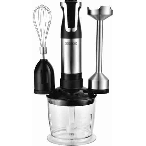 Mixeur plongeant sans - 500 W, 2 vitesses, fonction hacher et (1/2)