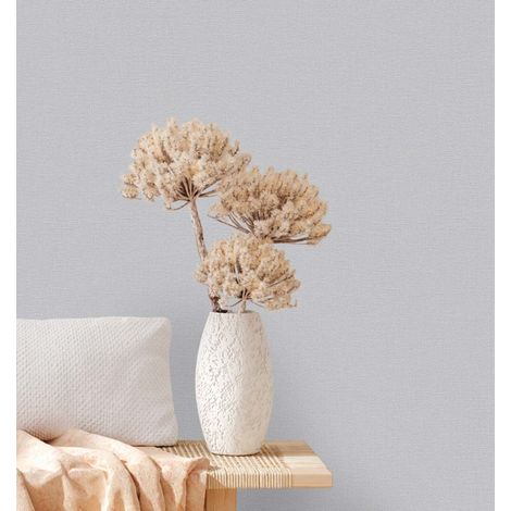A.S. Création NaturalLiving 376032 Vliestapete Uni / Einfarbig 10.05 x 0.53 m Beige Wohnzimmer Schlafzimmer Büro (1/5)