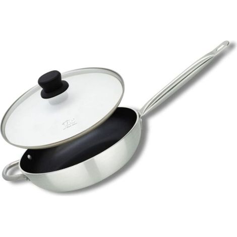 Poêle wok 28 cm avec revêtement céramique sans PFAS et son couvercle Elo (1/5)