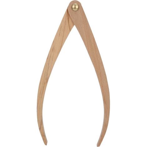 Étrier en Bois pour Mesure de Distance et Positionnement - Outil de Poterie pour Céramique - Règle en Bois 10 Pouces (1/5)