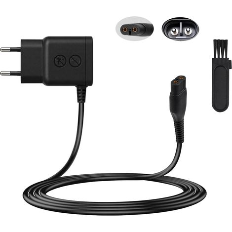 Chargeur 4,3V A00390 pour Rasoir pour OneBlade – Câble d'Alimentation Compatible QP2520 QP2510 QP2620 QP2721, Adaptateur Tondeuse Barbe MG5720 MG5730 BT3206 MG3710 MG3720 MG3730, 1m (1/5)
