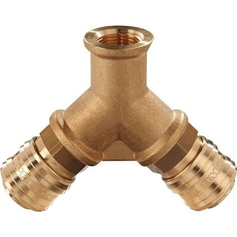 DISTRIBUIDOR ROSCA G 3/8 PULG./15,39 MM IG, 2 ACOPLAMIENTOS