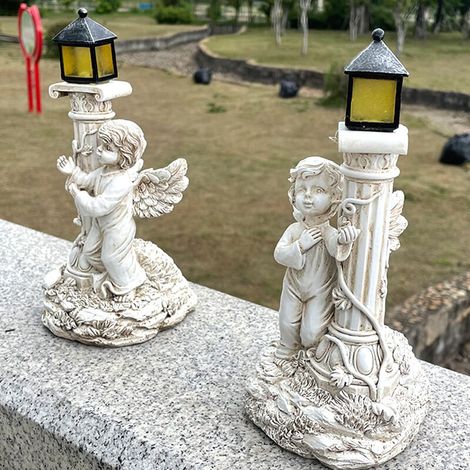 Waterproof LED Solar Angel Light Outdoor Angle, Solar Angel Lights for Garden, Balcony, Yard, Memorial Gifts (1/5)