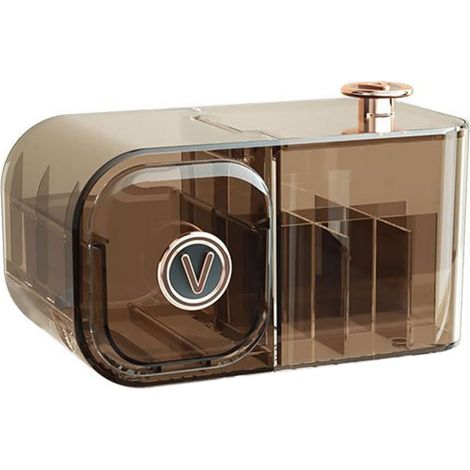 Boîte de rangement pour produits cosmétiques, organisateur de produits de bureau, boîte à rouge à lèvres, étagère de maquillage (1/5)