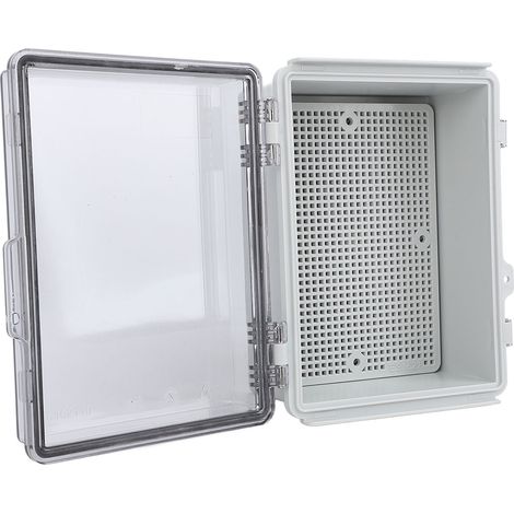 Boîte de jonction électrique étanche IP67 avec capot transparent pour alimentation électronique et matériel satellite (1/5)