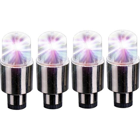Lumières pour roues de vélo, lampe clignotante LED pour pneus, lumières clignotantes néon pour roues --- (1/5)