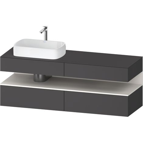 Duravit Collection One Meuble sous-vasque sur console, 2 tiroirs, (1/2)