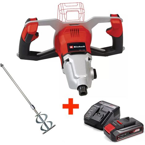 Einhelll Akku Farb-/Mörtelrührer TP-MX 18-2 Li BL + 2,5Ah Starterkit (1/4)