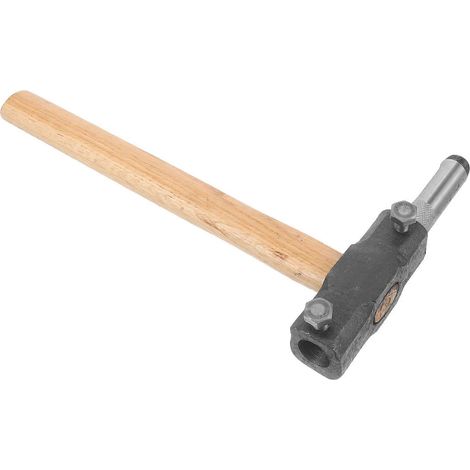 Marteau à champignons compatible avec le perforateur de plantation, fabriqué en bois et en fer. (1/5)