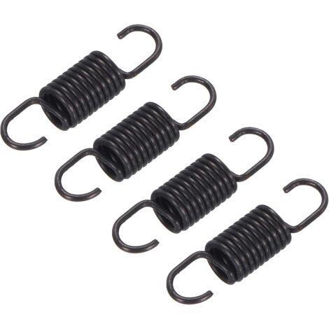 4 pièces Noir Ressorts de Rechange pour Fauteuil inclinable de 68 mm Ressorts de Tension à Double Crochet (1/4)