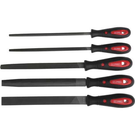 Jeu de limes d'atelier type Seconde coupe 200mm x 5 ( Prix pour 1 Jeu ) (1/5)