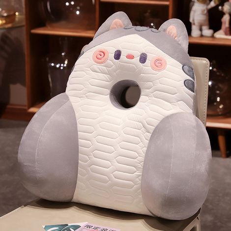 Paquete de 1 almohada para el respaldo de la cama, almohada lumbar suave, con funda de almohada lavable, con reposabrazos, adecuada para sentarse, relajarse, mirar televisión, jugar o conducir en la c