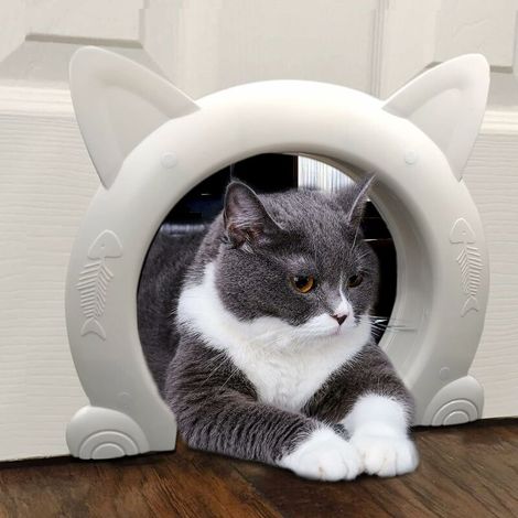 Cat Door, Suitable for Small, Medium and Large Size Cats, for Cat Toilet, Cat House, Cat Basin (1/5)