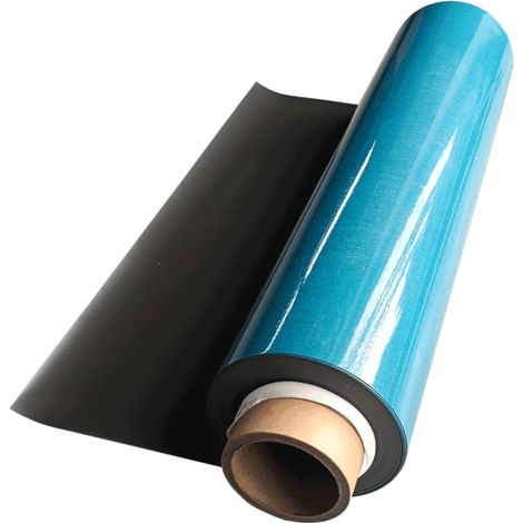 Foglio ferromagnetico 610x1000 mm, spessore 0,5 mm, con adesivo forte (1/3)