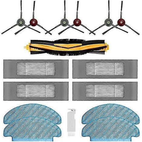 Convient aux accessoires pour balayeuses Cobos OZMOT8 T9 N8Pro : brosse latérale, rouleau, chiffon de nettoyage (1/5)