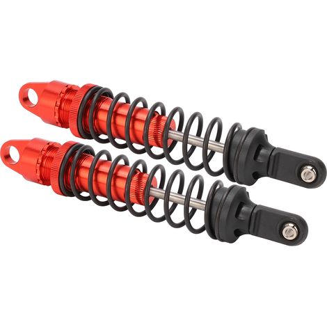 2 x 173 mm RC-Aluminium-Stoßdämpfer für HSP 94050 1/5 RC-Benzin-Offroad-Autos (rot) (1/5)