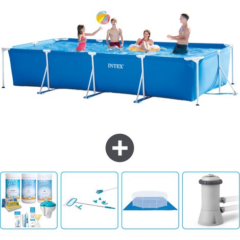 Intex Piscine Tubulaire Rectangulaire - 450x220x84 cm - 5-pièces  S20848 (1/5)