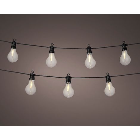 Lampadine e illuminazione a led Catena luminosa Kaemingk 490123 LUMINEO Gocce Bianco caldo