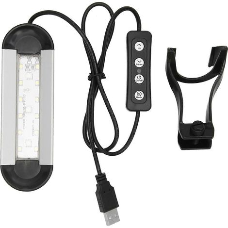 Lampe LED 6W à spectre complet pour aquarium d'eau douce (élevage). (1/5)