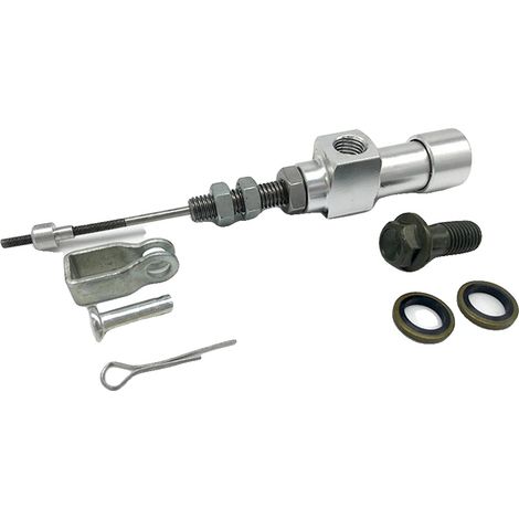 Pompe de frein à embrayage hydraulique, aluminium durable, performance de commutation améliorée, Argent (1/2)