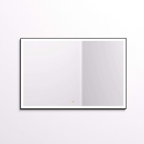 Espejo Nova Plus 120X70 Negro Mate (1/2)