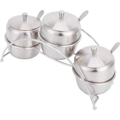 Filiyano-Boîte à épices, pot à épices, moulin à épices en acier inoxydable 304 pour pique-nique, camping et voyages en plein air (1/5)