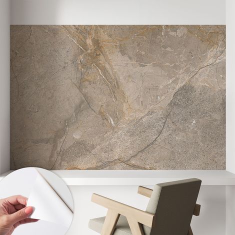 Carta da parati autoadesiva moderna - fotomurale - lavabile - ufficio - design moderno - Eleganza naturale 104x70 cm (1/5)
