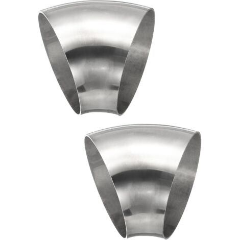 2pcs Coude À 45 Degrés Mandrin, 80mm OD D'Échappement En Acier Raccord De Tuyauterie Inoxydable 304 pour Exhaust Pipe Stair Handrail HVAC - (1/5)