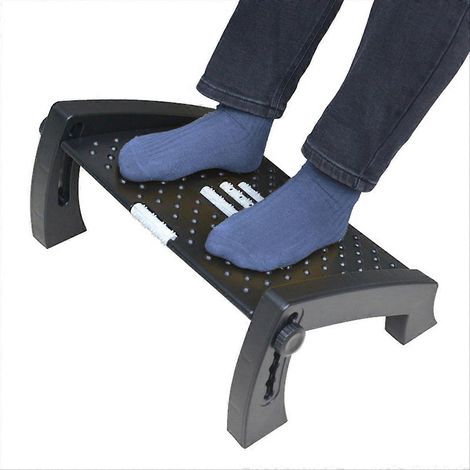 Repose-pieds sous bureau, marchepied réglable en hauteur pour la maison, le bureau ou la voiture (1/5)