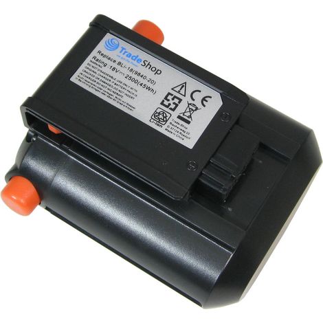 Hochleistungs Li-Ion Akku 18V / 2500mAh ersetzt Gardena 09840-20 BLi-18 für Gardena 8877 9335 8881 8866 9823 9825 Accu Hedge Trimmer EasyCut Li-18/50 High Delimber TCS Li-18/20 (1/3)