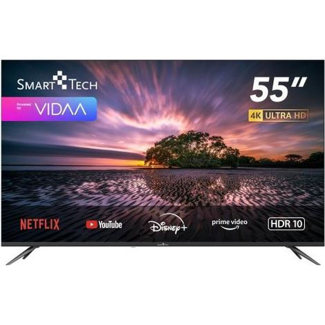 Smart Tech 55UV10V1 TV 139.7 cm  55 pollici  4K Ultra HD Smart TV WiFi Nero 250 cd m