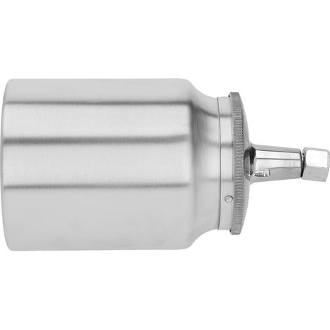 Godet en aluminium pour pistolet à peinture, 1000 ml, alimentation par aspiration, buse de 2 mm (1/5)