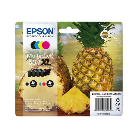 Epson 604XL Cartuccia d'Inchiostro 4 pz Originale Resa Elevata XL Nero Ciano Magenta Giallo (1/2)