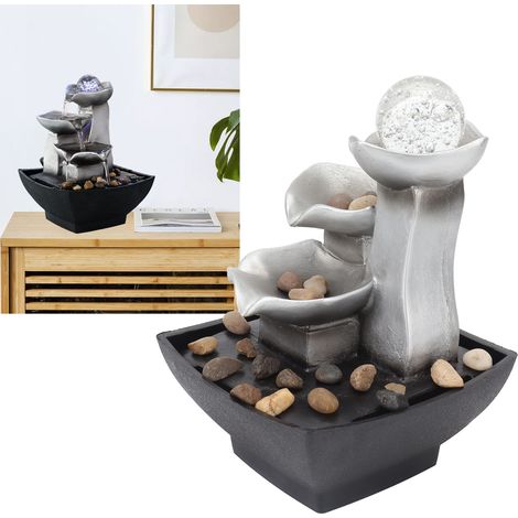 Fontaine d'extérieur 5V Rocky, fontaine de table, cascade d'eau, décoration de bureau (1/5)