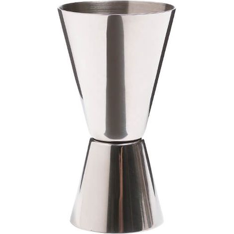 BarCraft Stainless Steel Dual Measure Spirit Measure Cup (Jig) (1/2)