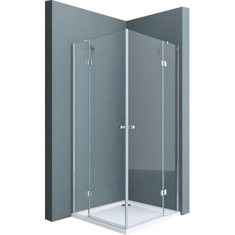 doporro® Box Doccia 100x100x190cm, Cabina Bagno Vetro di Sicurezza ESG Vetro Trasparente Incluso Rivestimento Facile da Pulire Ravenna01k (1/5)