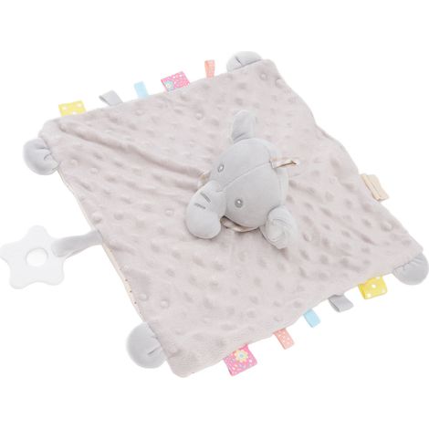 Couverture de sécurité pour bébé, douce et confortable, motif éléphant, petite et légère, adorable couverture douillette pour la maison (1/5)