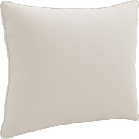 Coussin de dossier d'extérieur 1 Pièce polyester Blanc (1/5)