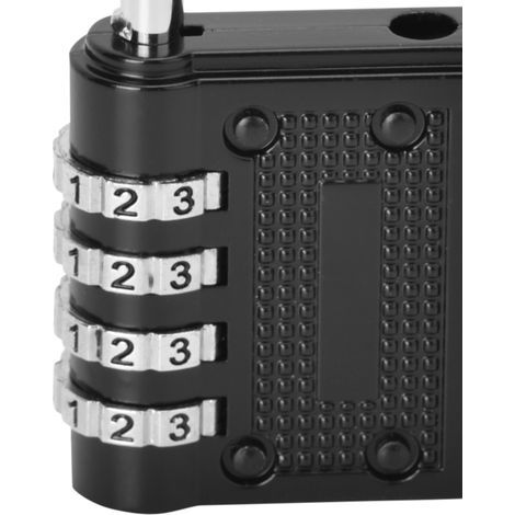 Cadenas à Combinaison 4 Chiffres Personnalisable pour Bagages, Portes, Fenêtres et Placards (1/4)