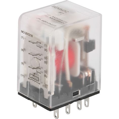 220V intermediate relay, safe use of the BEMM3C relay, high reliability, good contact performance for automation equipment (1/5)