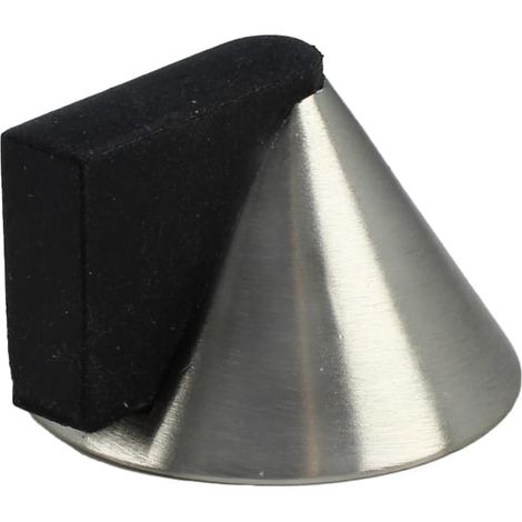 Edelstahl Optik Türstopper Metall Türpuffer Bodentürstopper ink. Montagematerial (1/5)