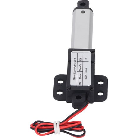 Mini actionneur linéaire électrique 24 V CC étanche pour canapé, robot, servo, course de 40 mm, vitesse de 30 mm/s, poussée de 20 N (1/5)