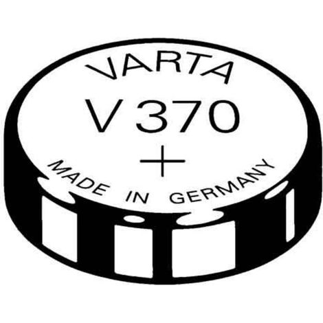 Batteria a bottone micro Varta argento sr69 - v370 1,55v blister 1 unità ø9,5x2,15mm (1/3)